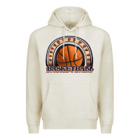 Oatmeal Heather basketball rainbow Premium Hoodie - JahusDesignShop