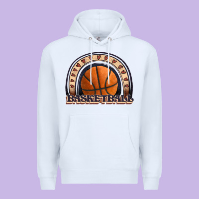 Basketball Rainbow Premium Hoodie Designed By Jahusdesignshop