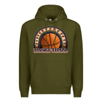 Army Green basketball rainbow Premium Hoodie - JahusDesignShop