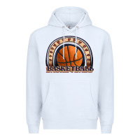 White basketball rainbow Premium Hoodie - JahusDesignShop