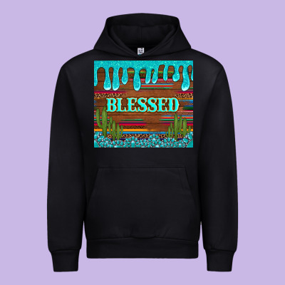 Blessed Annd Cactus With Gemstone Tumbler Urban Hoodie Designed By Artiststas