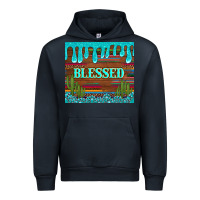 Navy blessed annd cactus with gemstone tumbler Urban Hoodie - Artiststas