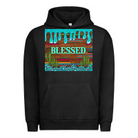 Pigment Black blessed annd cactus with gemstone tumbler Urban Hoodie - Artiststas