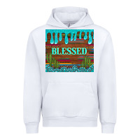 White blessed annd cactus with gemstone tumbler Urban Hoodie - Artiststas