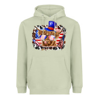 Matcha 4th of july cow Heavyweight Hoodie - texasbilliewilder