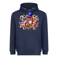4th Of July Cow Heavyweight Hoodie | Teevron