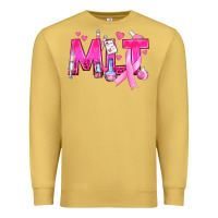 Antique Gold Medical Laboratory Technician Breast Cancer Premium Sweatshirt - texasbilliewilder