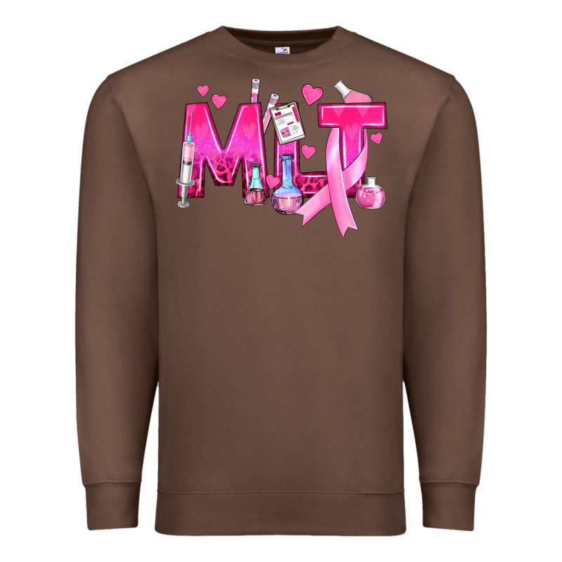 Medical Laboratory Technician Breast Cancer Premium Sweatshirt by texasbilliewilder | Teevron