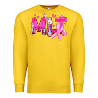 Lemon Medical Laboratory Technician Breast Cancer Premium Sweatshirt - texasbilliewilder