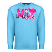 Ocean Blue Medical Laboratory Technician Breast Cancer Premium Sweatshirt - texasbilliewilder