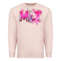 Pale Pink Medical Laboratory Technician Breast Cancer Premium Sweatshirt - texasbilliewilder