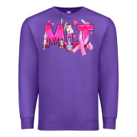 Purple Medical Laboratory Technician Breast Cancer Premium Sweatshirt - texasbilliewilder