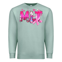 Seafoam Medical Laboratory Technician Breast Cancer Premium Sweatshirt - texasbilliewilder
