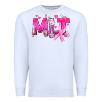 White Medical Laboratory Technician Breast Cancer Premium Sweatshirt - texasbilliewilder