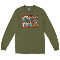 Army Green god is love cross Long Sleeve Tee - BarkalooDesign