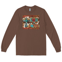 Chestnut god is love cross Long Sleeve Tee - BarkalooDesign
