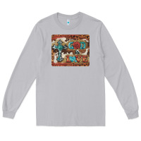 Moon Dust god is love cross Long Sleeve Tee - BarkalooDesign