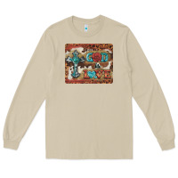 Mushroom god is love cross Long Sleeve Tee - BarkalooDesign