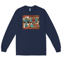 Navy god is love cross Long Sleeve Tee - BarkalooDesign