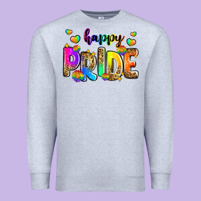 Happy Pride Premium Sweatshirt Designed By Zillion Design Studio