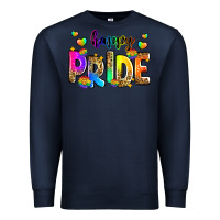 Navy happy pride Premium Sweatshirt - Zillion Design Studio