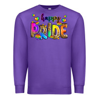 Purple happy pride Premium Sweatshirt - Zillion Design Studio