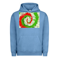 Pigment Pebble Blue tie dye background christmas 3200x2400 Urban Hoodie - AdoDesignShop