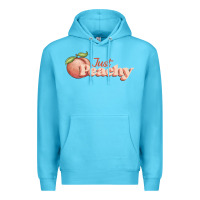 Ocean Blue just peachy Premium Hoodie - JahusDesignShop