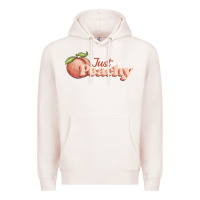 Pale Pink just peachy Premium Hoodie - JahusDesignShop