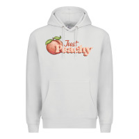 Dove Grey just peachy Premium Hoodie - JahusDesignShop