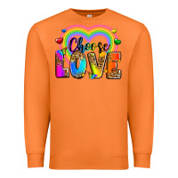 Carrot Choose love Premium Sweatshirt - Zillion Design Studio