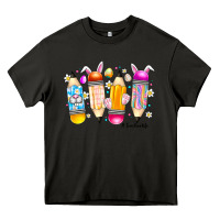 Asphalt Easter Teacher Life Heavy Core Tee - CowhideDigitalArt