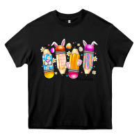 Black Easter Teacher Life Heavy Core Tee - CowhideDigitalArt