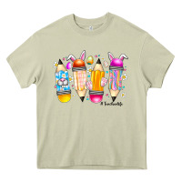 Mossy Easter Teacher Life Heavy Core Tee - CowhideDigitalArt