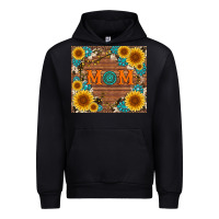 Black sunflower gemstone and mom with cowhide Urban Hoodie - Artiststas