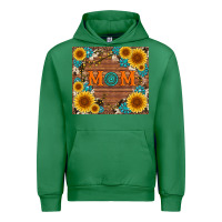 Emerald sunflower gemstone and mom with cowhide Urban Hoodie - Artiststas