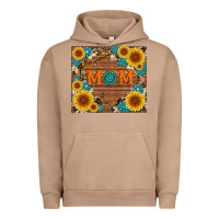 Pigment Burro sunflower gemstone and mom with cowhide Urban Hoodie - Artiststas