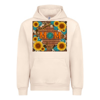 Sandshell sunflower gemstone and mom with cowhide Urban Hoodie - Artiststas