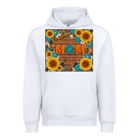 White sunflower gemstone and mom with cowhide Urban Hoodie - Artiststas