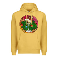 Antique Gold Christmas martini Premium Hoodie - AdoDesignShop