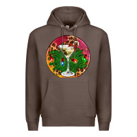 Coffee Christmas martini Premium Hoodie - AdoDesignShop