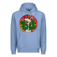 Colony Blue Christmas martini Premium Hoodie - AdoDesignShop