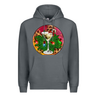 Rock Christmas martini Premium Hoodie - AdoDesignShop