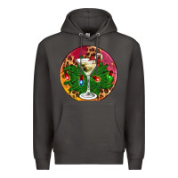 Smoke Christmas martini Premium Hoodie - AdoDesignShop