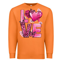 Carrot Love Cancer with Heart Premium Sweatshirt - texasbilliewilder