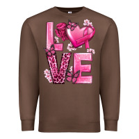 Chestnut Love Cancer with Heart Premium Sweatshirt - texasbilliewilder