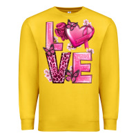 Lemon Love Cancer with Heart Premium Sweatshirt - texasbilliewilder
