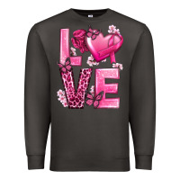 Smoke Love Cancer with Heart Premium Sweatshirt - texasbilliewilder