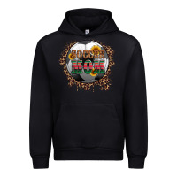 Black soccer mom with serape and leopard Urban Hoodie - Artiststas