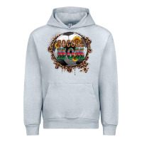 Heather Grey soccer mom with serape and leopard Urban Hoodie - Artiststas